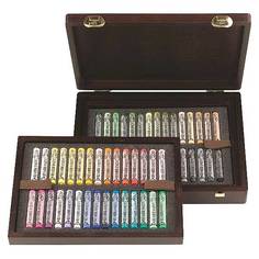 Набор пастели Rembrandt lux, 60 цветов (цвета ландшафт), деревянный короб Royal Talens