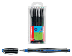 Набор ручек-роллеров STABILO bl@ck, 4 штуки