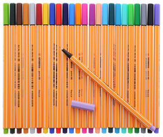 Набор ручек капиллярных STABILO point 88, 25 ручек