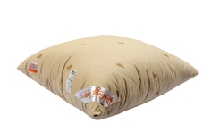 Sterling Home Textile Подушка ВЕРБЛЮЖЬЯ ШЕРСТЬ (съёмный чехол), тик, 70x70