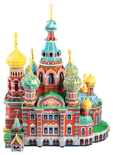 3D Пазлы Собор Воскресения Христова на Крови RAZ-010, 44x30x54 см от Rezark