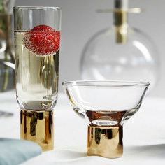 Набор бокалов для шампанского 200мл Sagaform Gold Club, 2шт