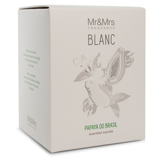 Свеча ароматическая Mr&Mrs Fragrance Blanc аромат №21 Бразильская папайя