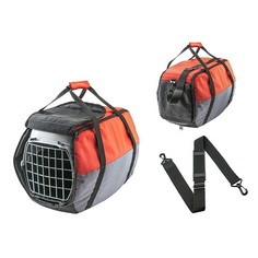 Переноска Дарэлл Спутник-ZooM 49x49x33см серый, черный