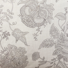 Комплект постельного белья 1,5-спальный Lameirinho 300TC, цвет бежевый, цветочный узор