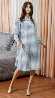 Домашний халат Primavelle Vera голубой L-xL