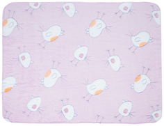 Плед-покрывало Baby Nice Птичка 75х100 см, розовый