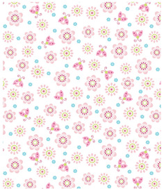 Плед Baby Nice Цветы 150x200 розовый