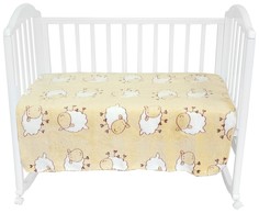 Плед-покрывало Baby Nice Барашки на желтом 150x200