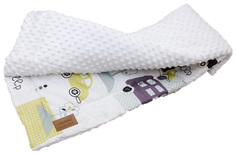 Плед WB AmaroBaby РАСТЕМ ВМЕСТЕ 95х85 хлопок/minky ГОРОД