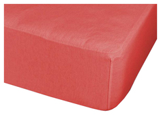 Простыня Cleo На резинке 180x200x20 коралловый