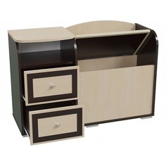 Обувница Гранд-Кволити Домовой 2-40 TRM_2-40vnberT 100х35,5х67см, венге/береза/бежевый