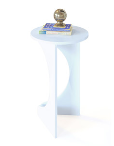 Стол журнальный Сокол СЖ-7, белый, 40х40х62 см