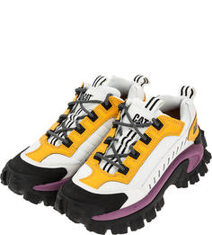 Кроссовки женские Caterpillar P723900 белые/оранжевые/черные 5 US