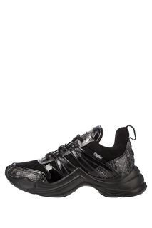 Кроссовки женские Buffalo 1630211 черные 40 RU