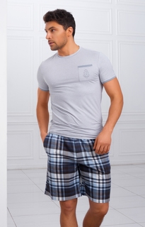 Пижама комплект мужской Laete 51446-2 серый XXXL