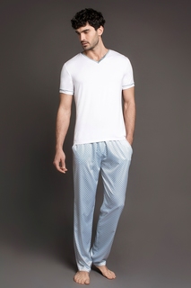 Пижама комплект мужской Laete 51557 белый XXXL