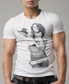 Футболка мужская Opium R-58-1 белая XXL