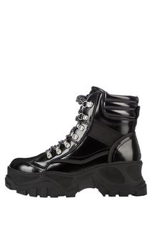 Ботинки женские Buffalo 1284060 черные 39 RU