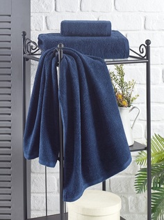 Банное полотенце KARNA EFOR синий 50х100 см (1 шт.)