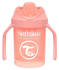 Поильник Twistshake Mini Cup, Пастельный персиковый Pastel Peach, 230 мл