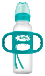 Бутылочка-поильник с узким горлышком Dr.Browns Options, с ручками, 250 мл, Бирюзовый