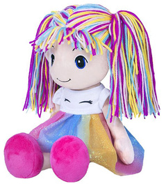 Мягкая кукла "Стильняшка. Радуга", 40 см Maxitoys
