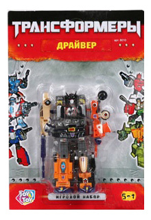 Игровой набор Трансформеры Робот Драйвер G017-H21056 5 В 1 Joy Toy