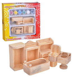 Игровой набор Мир Деревянных Игрушек Ванная комната Д246