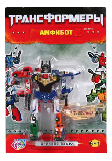 Игровой набор Трансформеры Робот Амфибот G017-H21061 6 В 1 Joy Toy