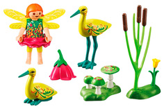 Игровой набор Playmobil Fairies Девочка-фея с аистами 9138pm 18 предметов