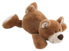 Мягкая игрушка Nici Медведь лежачий коричневый, 20 см