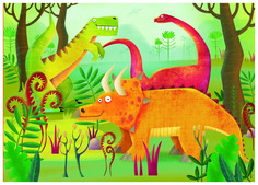 Пазл Educa Динозавр 48 элементов