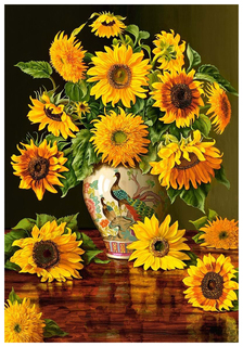 Пазл Castorland Подсолнухи в вазе C-103843 1000 элементов