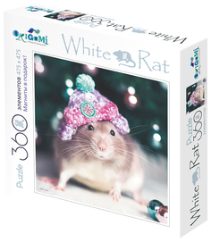 Пазл Оригами White Rat Наряжаем елку 360 элементов Origami