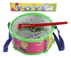 Игрушечный барабан с палочками 18 см Shantou Gepai B1537099