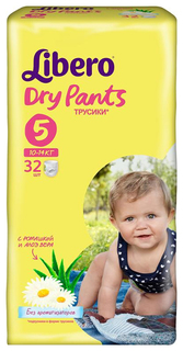 Подгузники Libero Dry Pants 5 (10-14 кг), 32 шт.