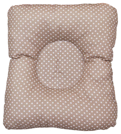 Подушка для кормления и сна AmaroBaby BABY JOY ГОРОШЕК КОФЕ