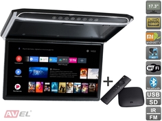Потолочный монитор 17,3" со встроенным Full HD медиаплеером AVIS Electronics AVS1707MPP Avel