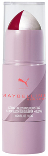 Румяна Maybelline x Puma Color+Gloss Face Duo Stick 07 Hustle + Burn 6 г