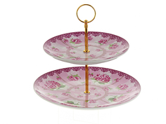 Фруктовница Nouvelle Розовая Гортензия