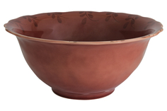 Салатник Листопад бордовый 26,5 см Matceramica 57064