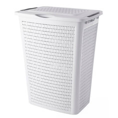 Корзина для белья 50л Rotho Country 57,5x45x34см, цвет коричневый