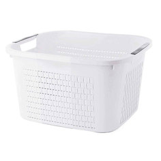 Корзина для белья 22л Rotho Country 43,5x33,5x22см, цвет коричневый