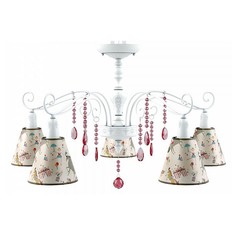 Подвесная люстра Lamp4you Provence E4-05-WM-LMP-O-14-CRL-E4-05-PK-DN