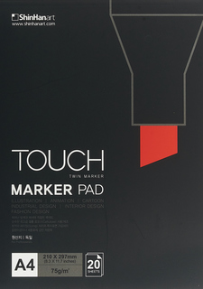 Альбом для маркеров Touch Marker Pad, А4, 20 листов