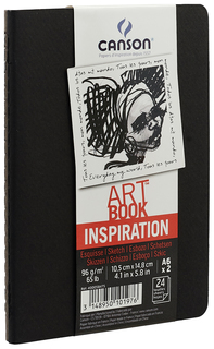 Набор из двух блокнотов для зарисовок "Art Book", А6, 24 листа, 96 г/м2 Canson