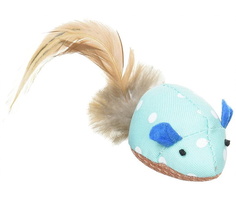 Игрушка Premium Pet Japan с кошачьей мятой уход за зубами в виде мышки для кошек Голубой