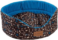 Лежак Katsu Yohanka shine Dogs для животных (58 х 52 х 20 см, синий)