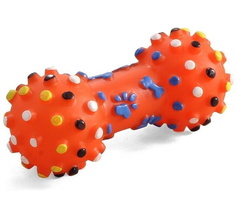 Игрушка Triol Гантель с шипами виниловая для собак (12 см, )